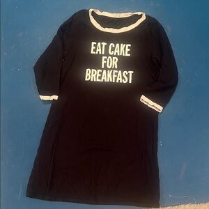Kate Spade Black and White Pajama Dress